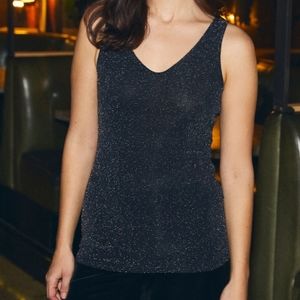 NWT Shimmer Sleeveless Top